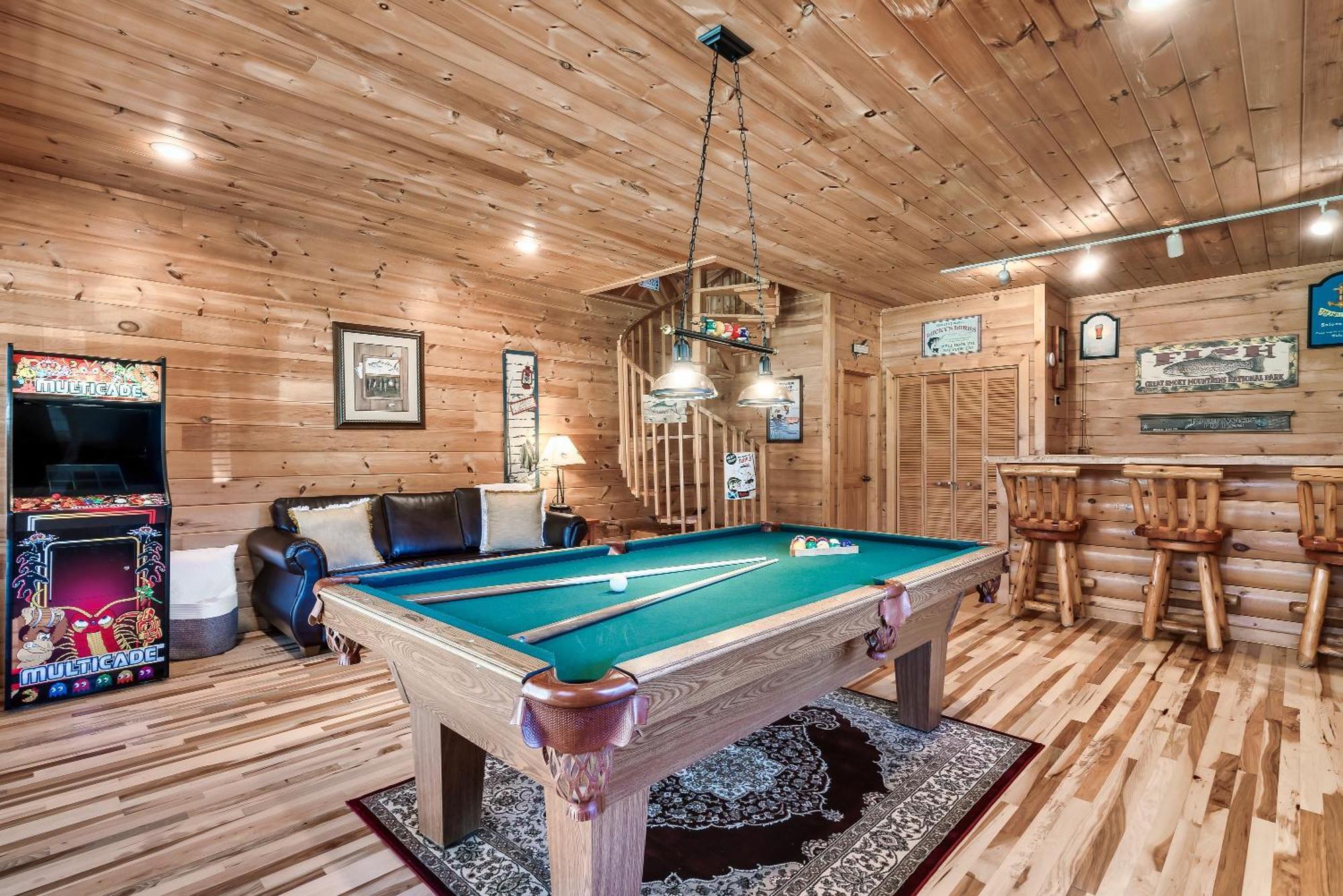 Spectacular Mtns Views With Private Hot Tub With Pool Table And Private Pond Sevierville Exterior foto